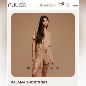 Nuuds Cinnamon Pajama Top, Medium